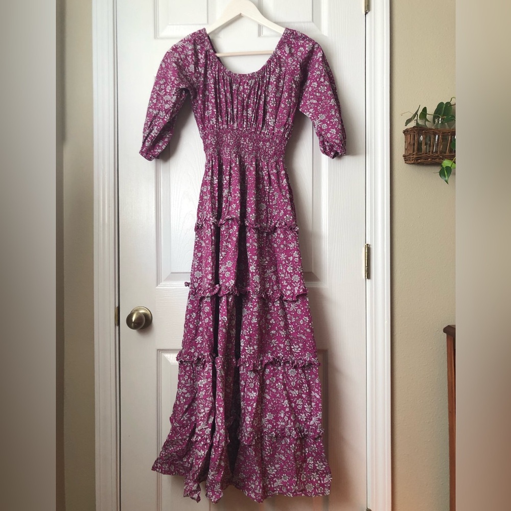 Pink City Prints Rah-Rah Dress in Small